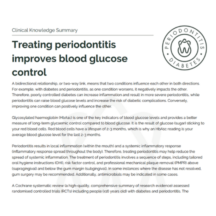 Blog - The Periodontitis-Diabetes Hub