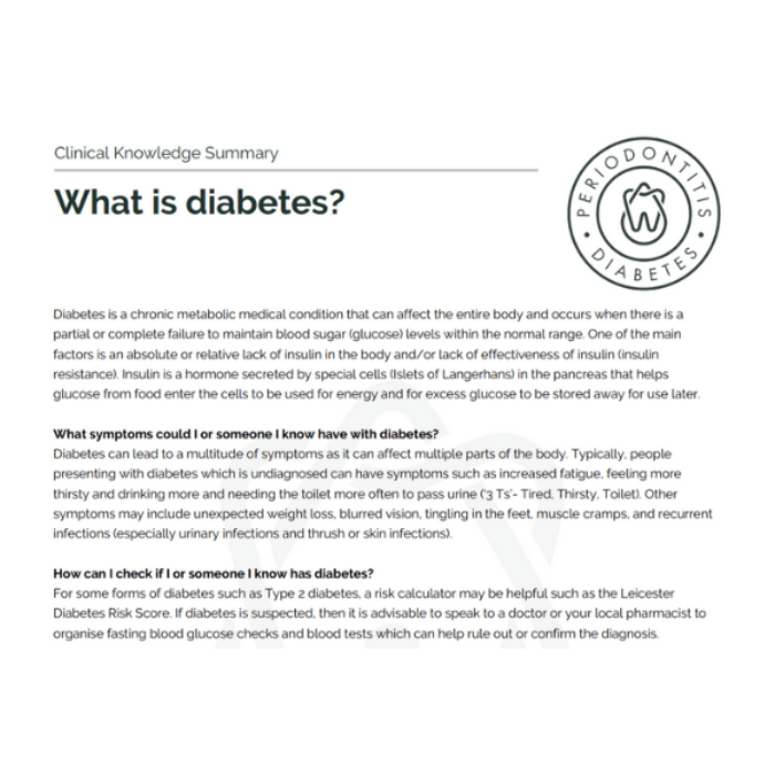 Blog - The Periodontitis-Diabetes Hub